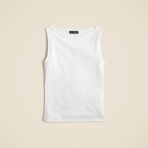 J. Crew White Sleeveless Tank Top
